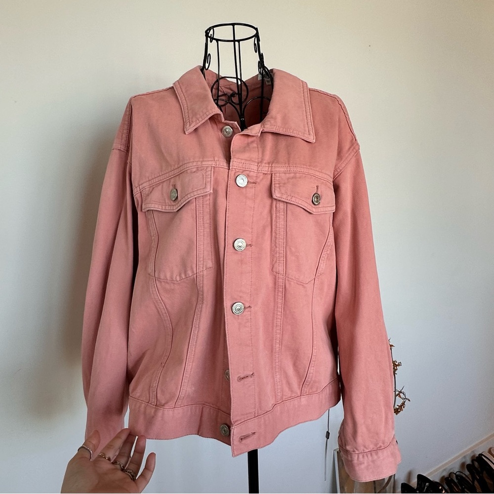 NWOT SNIDEL Back Button Denim Jacket | ONE SIZE
